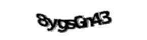 Security check image, please type the characters shown